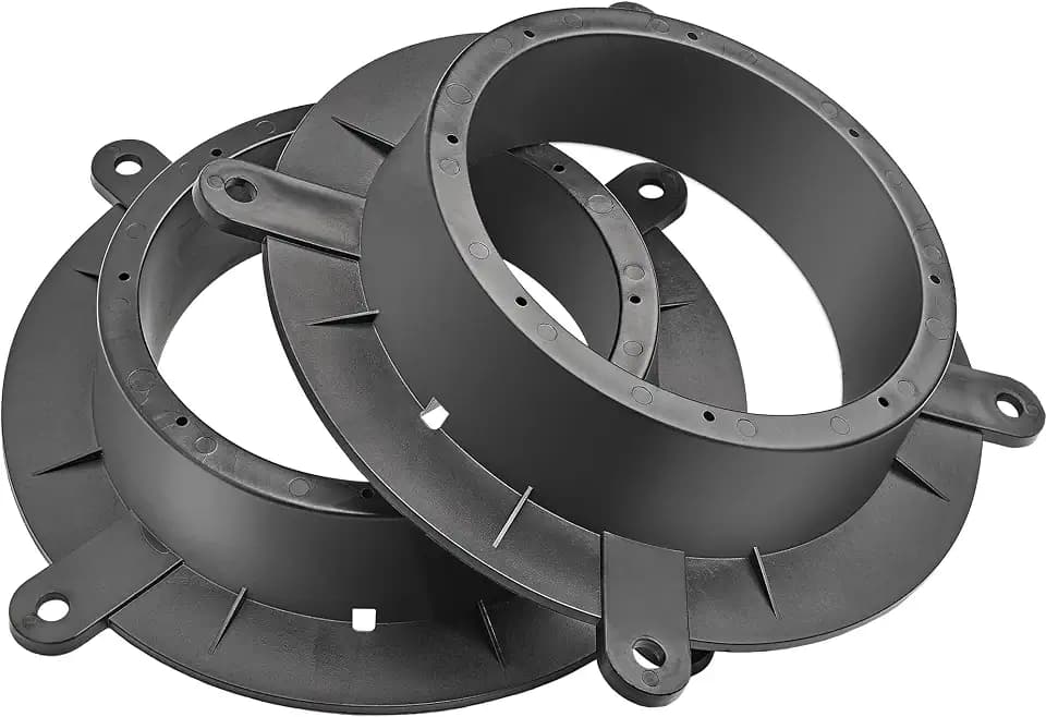 NuIth 6-6.75 inch Front Door Speaker Spacer Bracket Adapter for 2013-2020 Mazda 3 6 CX-5 CX-9 Speaker Plate Install Bose Subwoofer Adapter Ring
