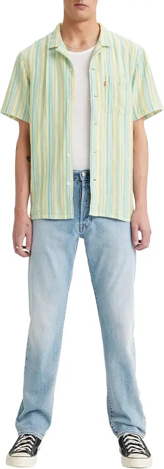 Levi's Herren Jeanshose 501 Original mit Knopfleiste, Straight Fit