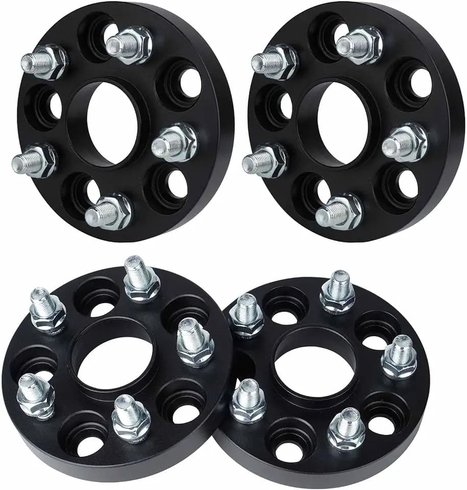 4PCs 20mm Wheel Adapters with Hub, 5x100mm for 1983-1991 Camry&1986-2005 Celica, 54.1mm Bore 5 Lugs Wheel Spacers M12x1.5 Studs for 2005-2010 Scion-tC xD& 2011-2017 Lexus CT200H& 1990-1991 Lexus ES250