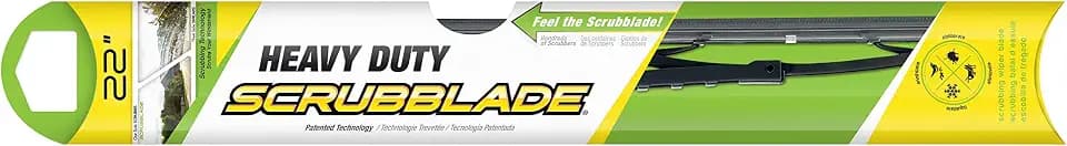 Scrubblade SB2200 Premium All-Season Windshield Wiper Blade, 22" (Pack of 1), Black