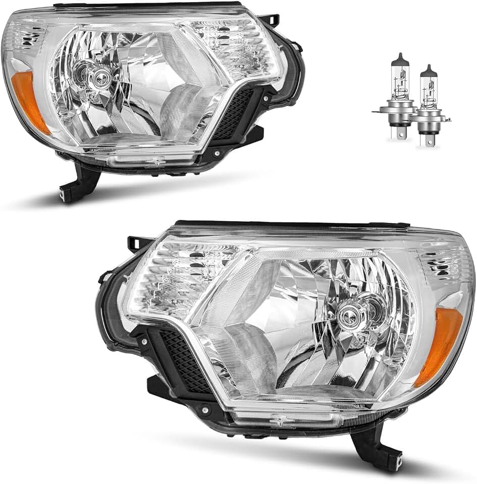 Headlights with Bulbs for 2012-2015 Toyota Tacoma