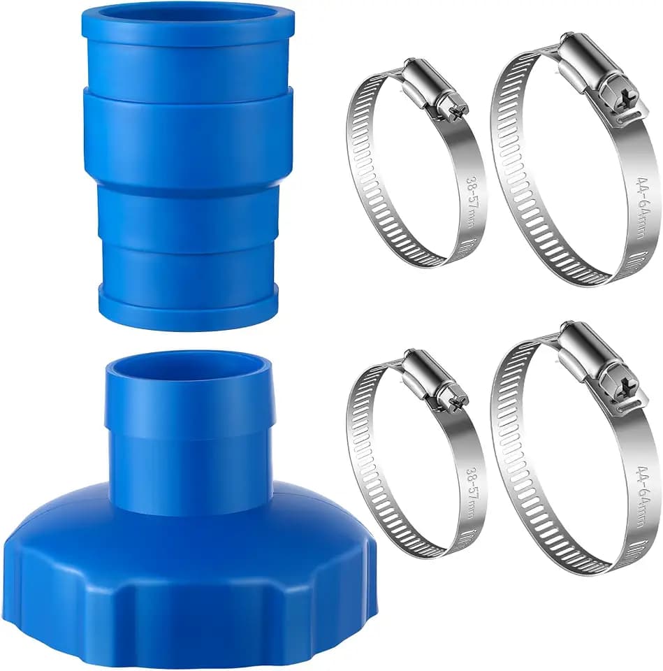 Enhon 1 Pack Pool Vacuum Hose Adapter Kit, Compatible with Intex Adapter B