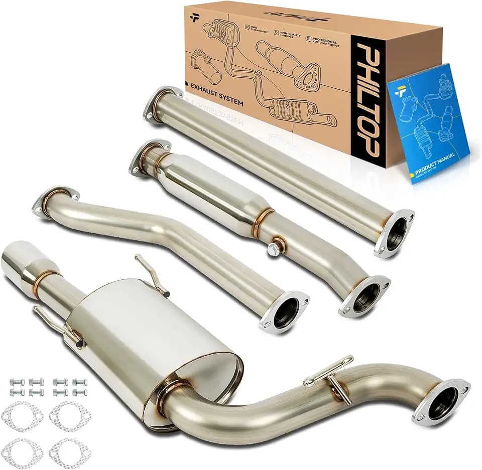PHILTOP Cat-Back System Fit for 1993-1997 Toyota Corolla