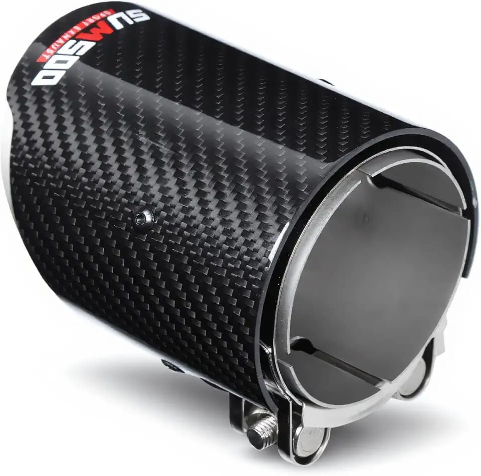 Gaeirt 3 auspuffblende 70mm anschluss schwarz 5-Zoll-Universal-Auspuffrohre, glatter Auspuffeinlass, Auspuffblende & End Pipes, Einzelauslass für Auto, Extrémités de tuyau