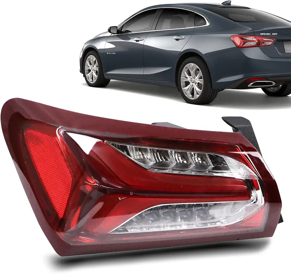 LED Outer Tail Light Compatible with Chevy Malibu 2019 2020 2021 2022