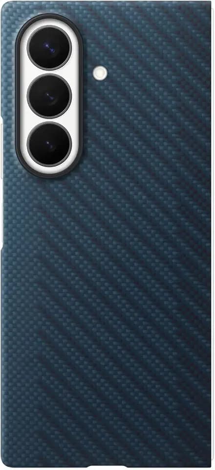Samsung Galaxy Z Fold8 Ultra Official Carbon Magnet Phone Case, Blue
