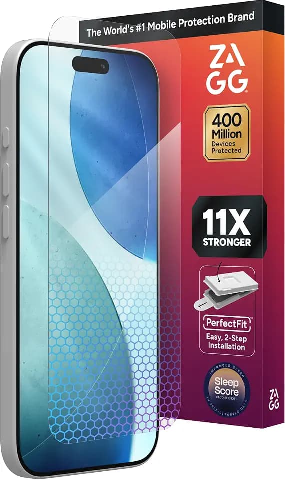 ZAGG XTR5 Glass Screen Protector for iPhone 17