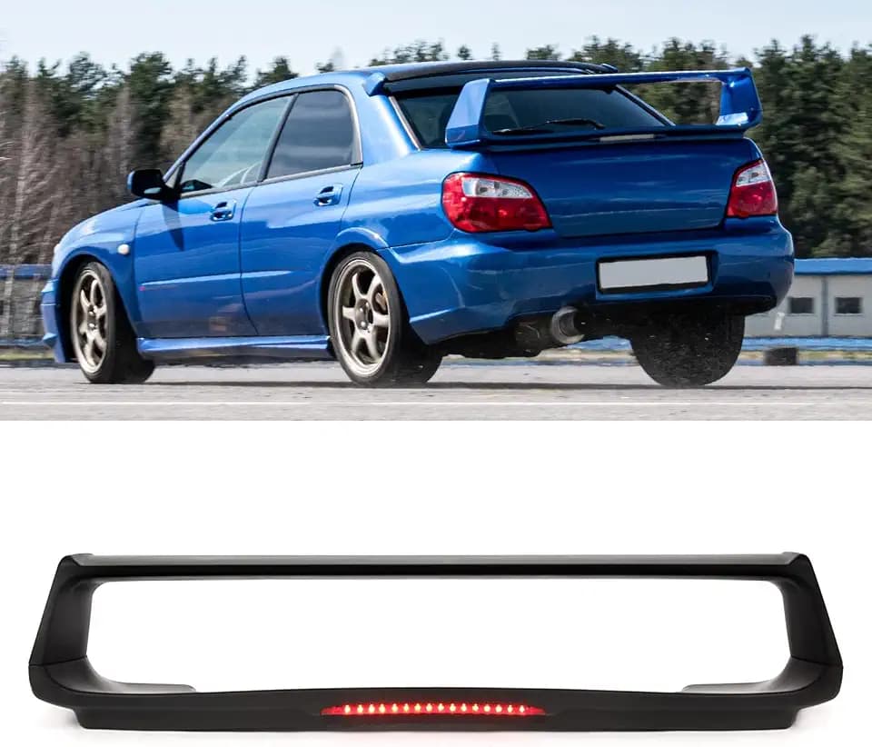 HECASA Spoiler Brake Light Compatible with 2002-2007 Subaru Impreza WRX