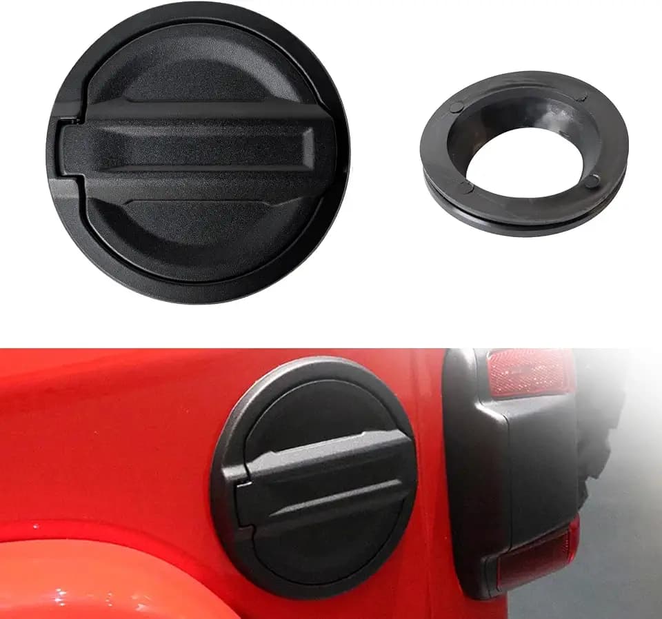 Gas Cap Cover for Jeep Wrangler 2018-2026 JL JLU 4xe
