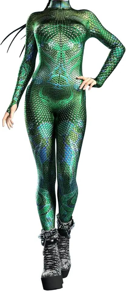 Unisex Halloween Animal Skin Bodysuit