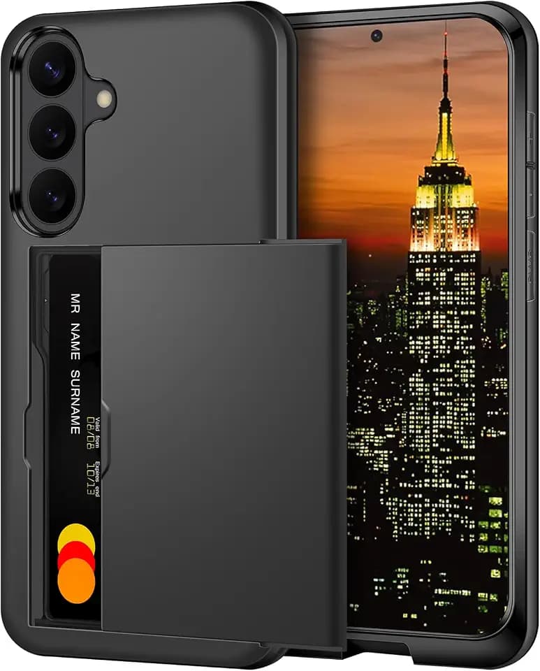 Coolden Handyhülle für Samsung Galaxy S26 Hülle Case Kartenfach [2 Karten]