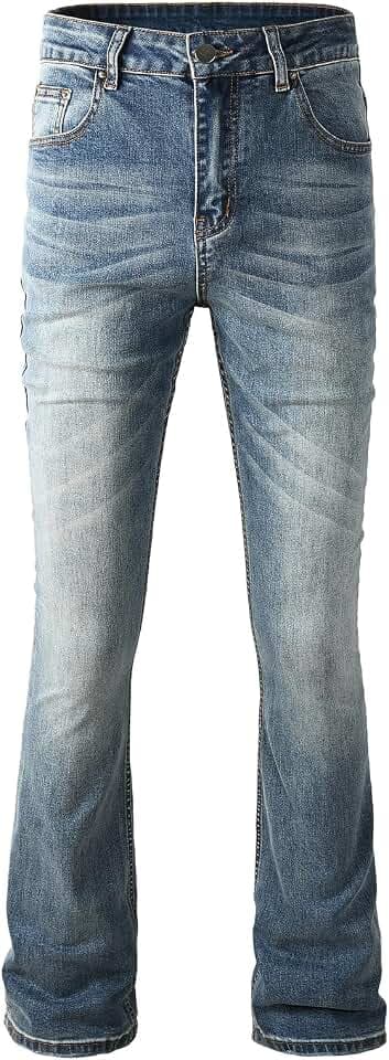Men's Classic Slim Boot Cut Denim Jeans