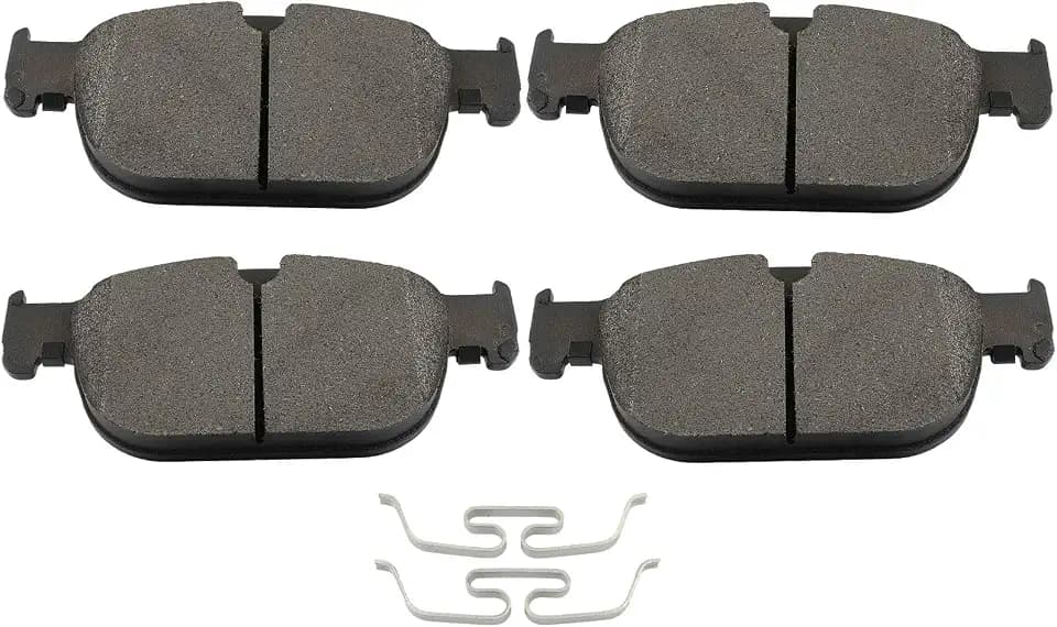 SCITOO D1865-9094 Disc Brake Pads Sets Front Metal Brake Pads w/Hardware