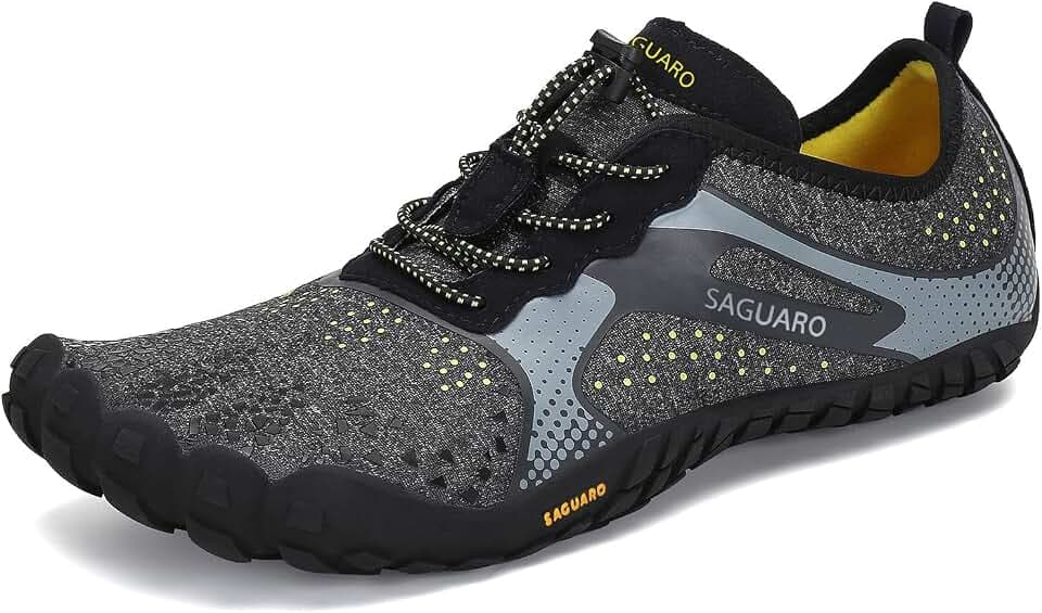 SAGUARO Unisex Barfußschuhe Outdoor Barfussschuhe rutschfest Minimalistische für Alltag Training Walking ReisenGr.36-48