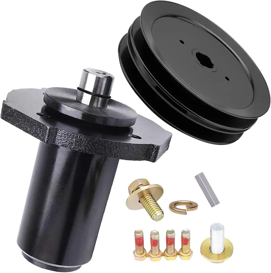 59202600 Mower Spindle with 07346600 Pulley Fit for Ariens Apex 60, Zenith 60, Gravely ZT HD 60, Pro Turn 260 Z60 460 ZX60 with 60 Inch Mower Center Decks Replaces OEM 59202600 59225700 07346600