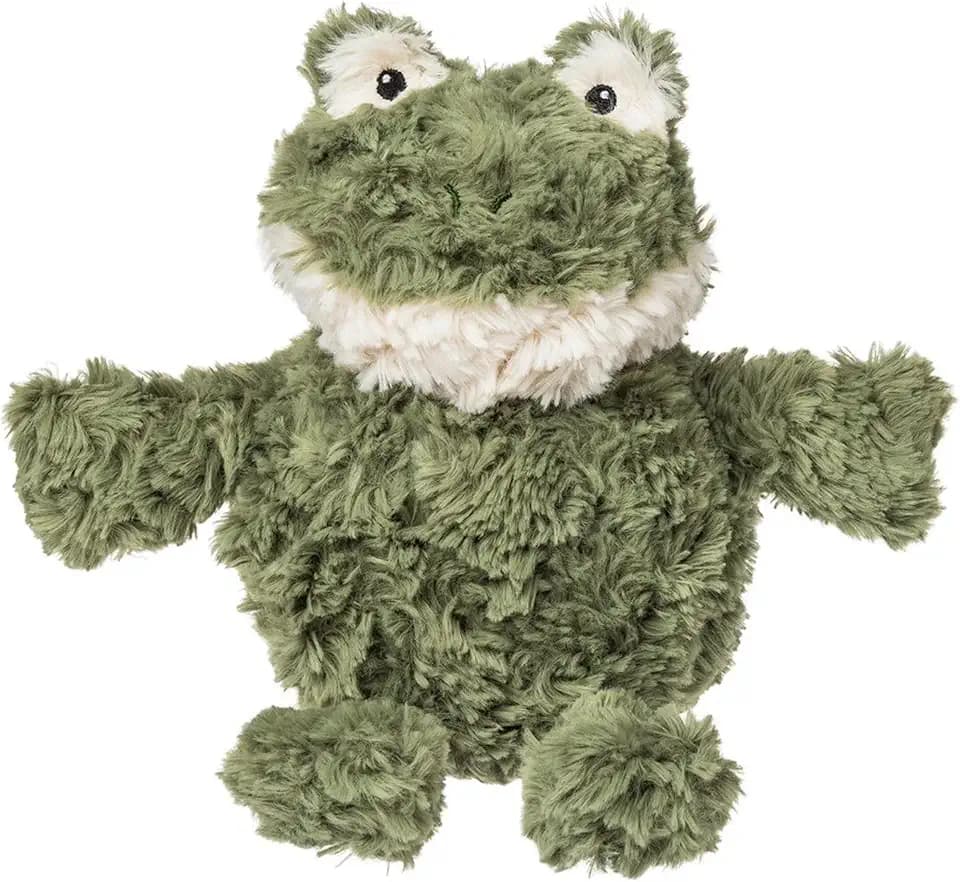 Mary Meyer Stuffed Animal Again Friends Soft Toy Made from Recycled Materials, 6-Inches, Sprouts Frog