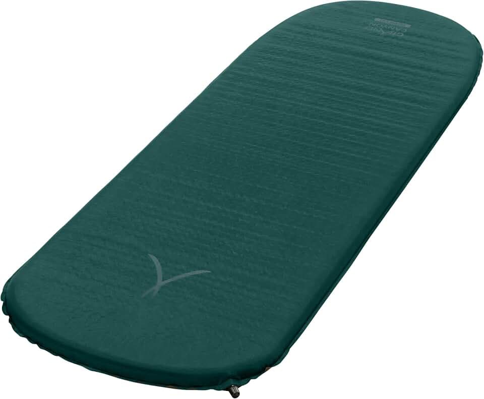GRAND CANYON Matte Hattan 5.0 M Selbstaufblasende Campingmatte, 185 x 55 cm, 5 cm Komfortschaum, R-Wert 4.5 bis -14 °C, leicht & kompakt für Camping, Trekking und Reisen