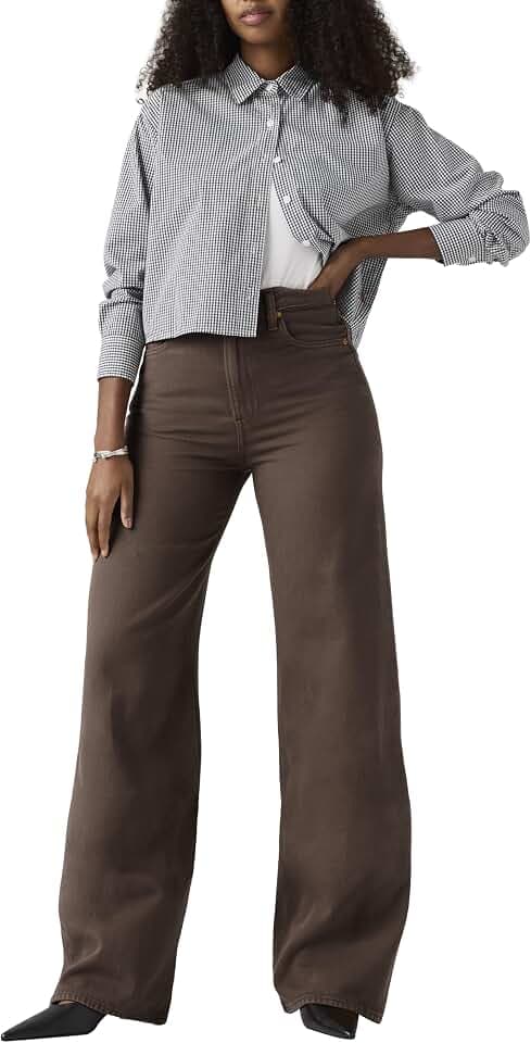 Levi's Damen Ribcage Wide Leg Jeans