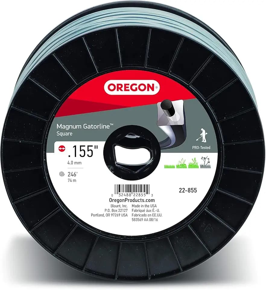 Oregon Magnum Gatorline 155 Trimmer Line Heavy Duty, .155" x 246-Foot