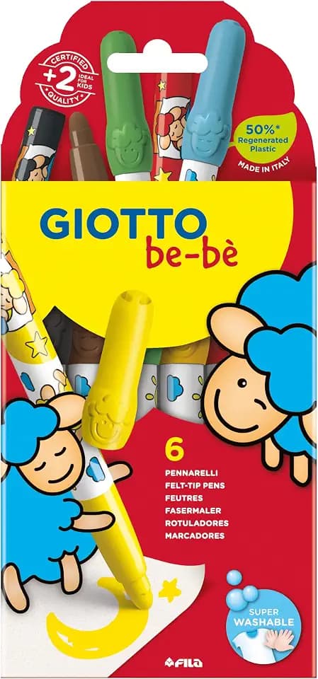 Marker Giotto Bebe' 6 Stück