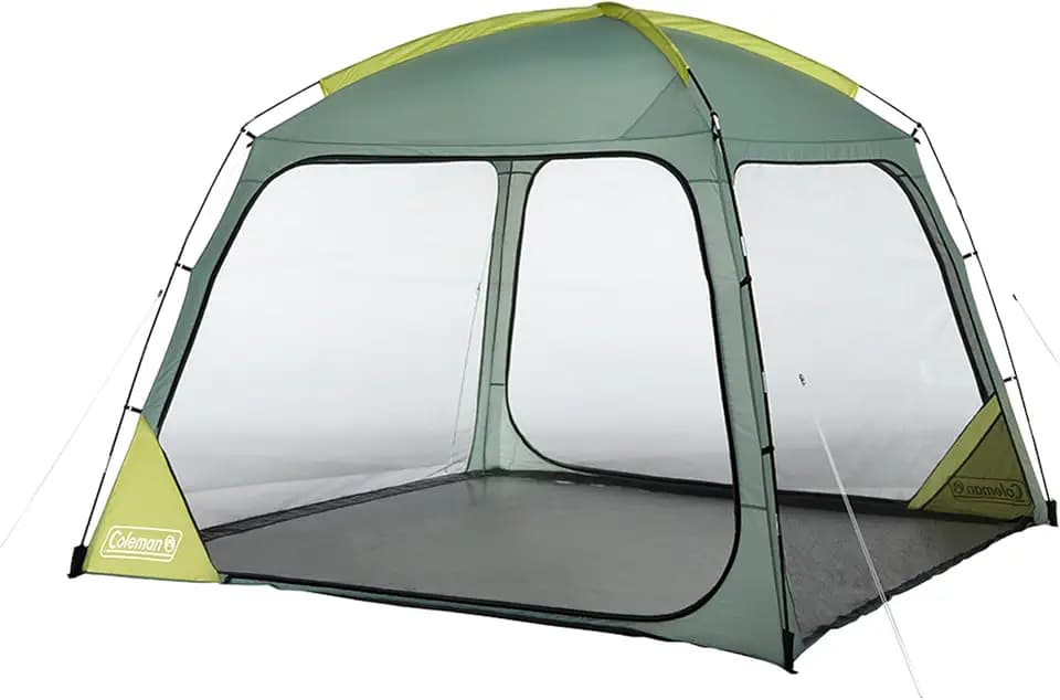 Coleman Skyshade Screened Shelter with Easy Set up, 10x10 Foot Green