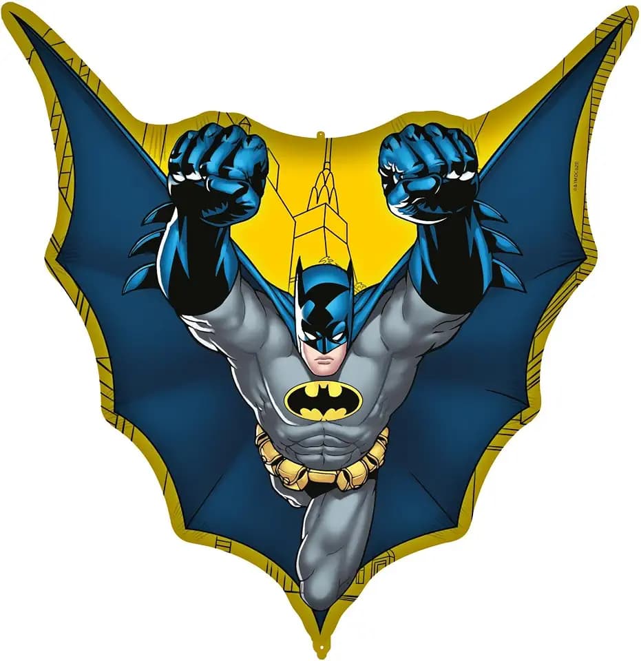 Batman Super Shape 30" Foil Birthday Party Balloon Decorations