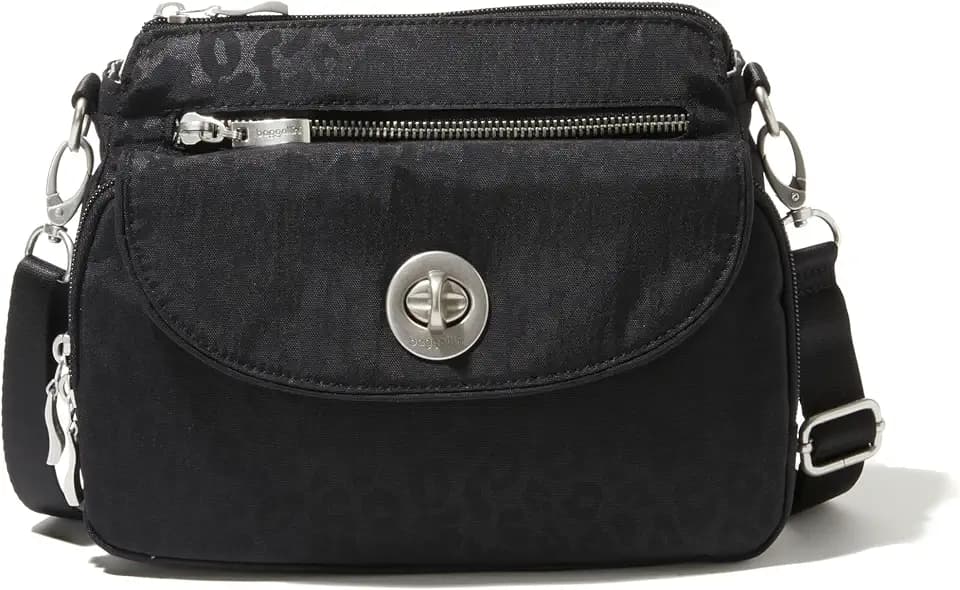Baggallini Calais Crossbody Bags for Women 10x7 Lightweight Water-Resistant Travel Purse, RFID & Interior Organization