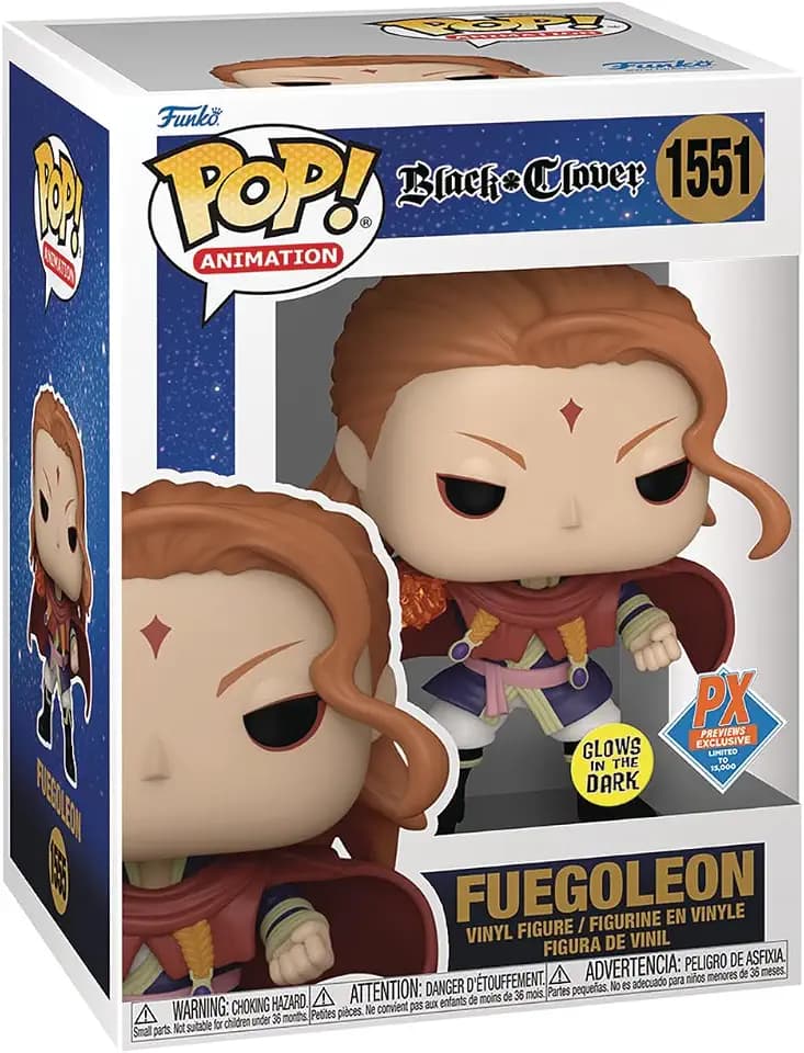 Figurine Funko Pop Animation Black Clover Fuegoleon