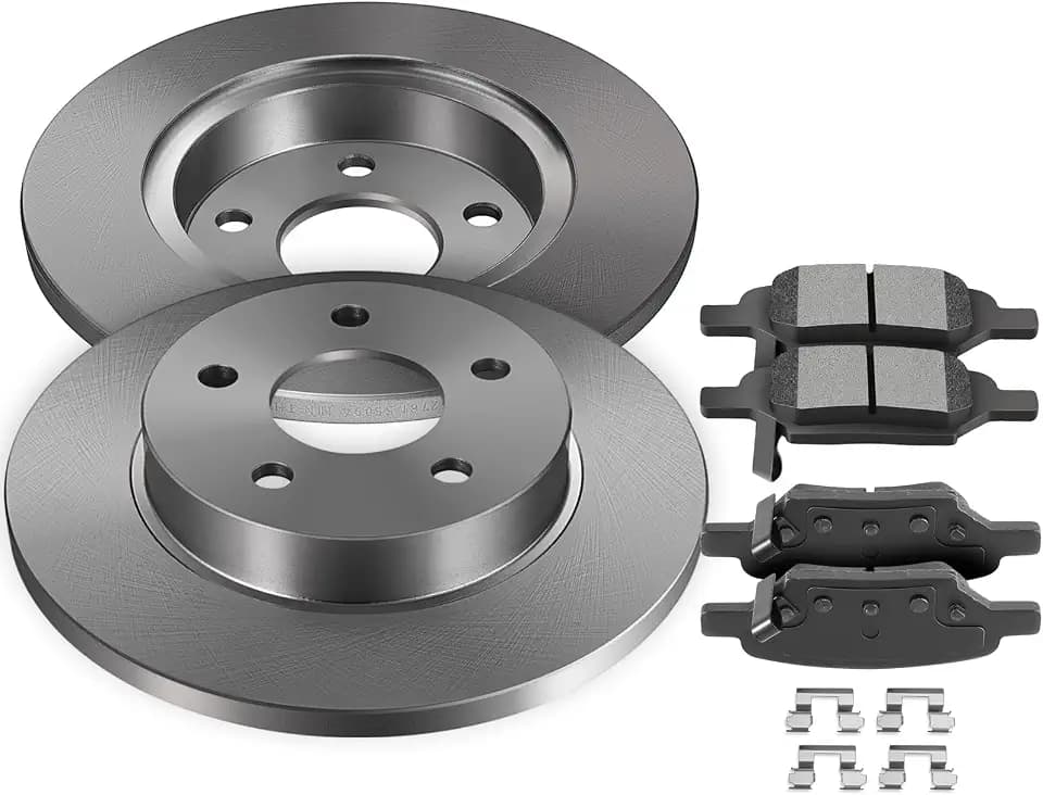 SCITOO Rear Brake Kit Disc Brake Rotor Brakes Pads:55094;D1033