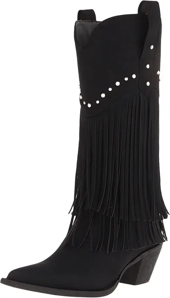 ROPER 12" Stud and Fringe Boot