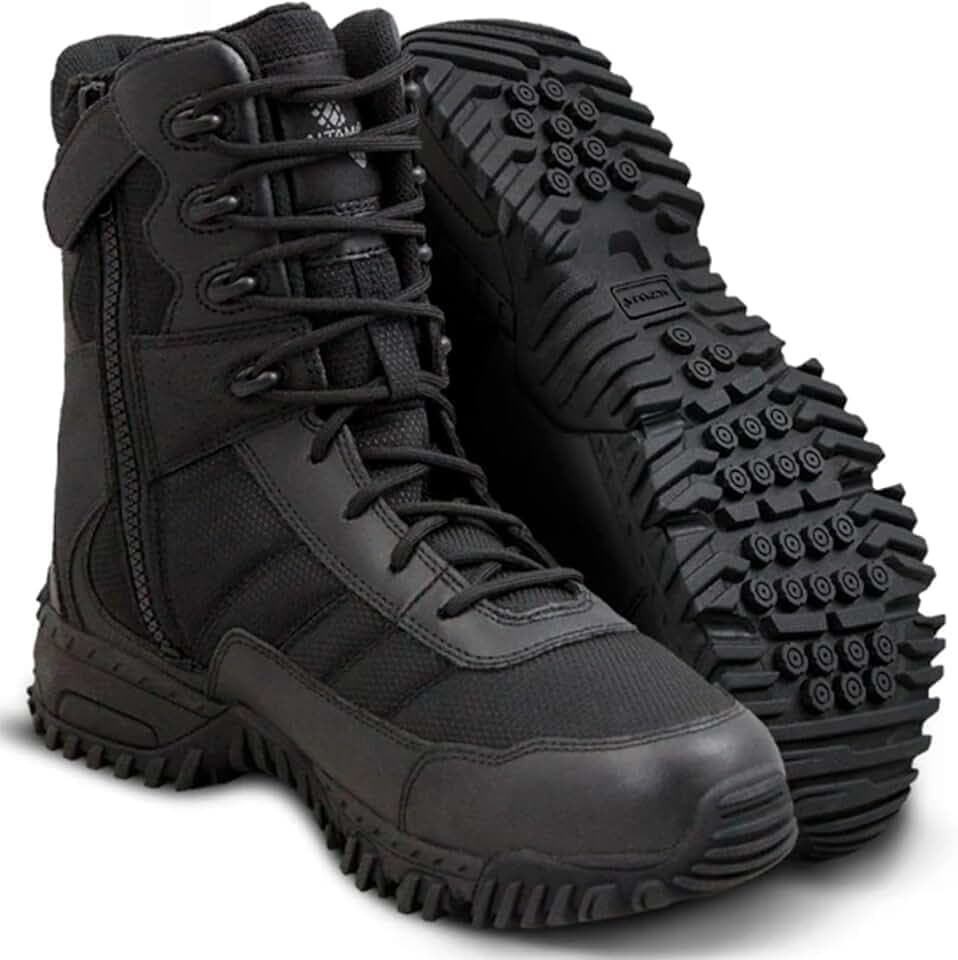 Altama Unisex Vengeance SR 8" Side-Zip Lightweight Leather Boots
