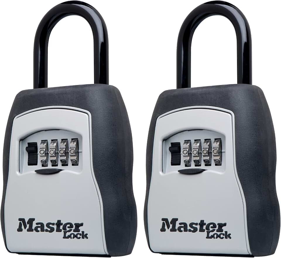 Master Lock Portable Key Lock Box, Combination Lock Box 2-Pack 5400EC2