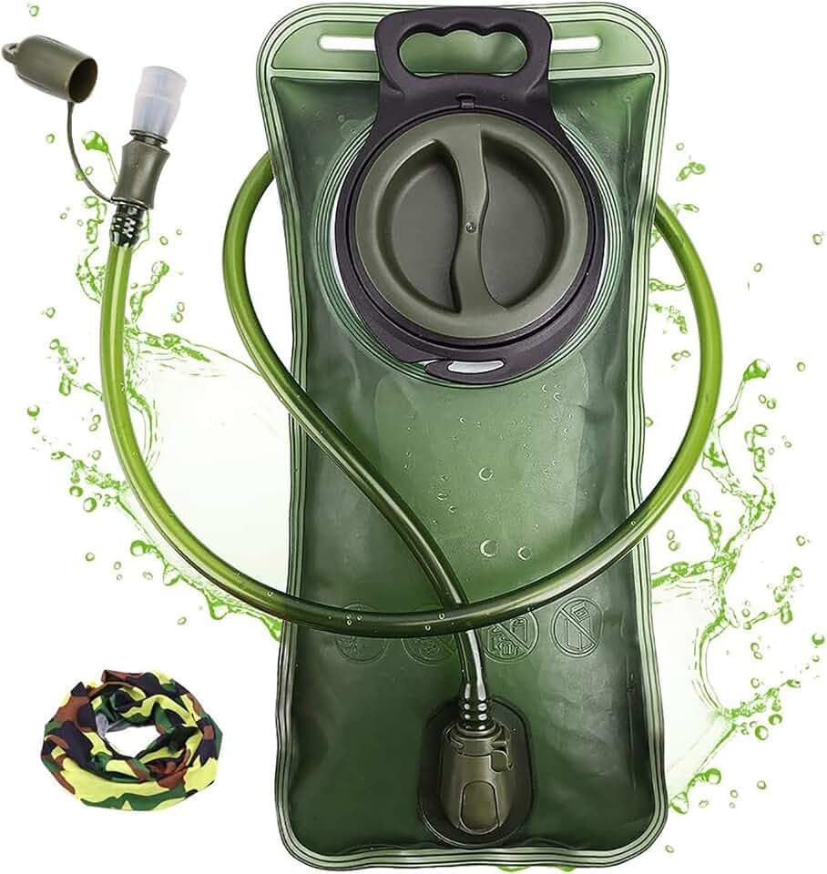 Hydration Bladder, 1.5-2-3L Water Bladder for Hiking Backpack, BPA-Free Leak Proof Water Reservoir Storage Bag, Water Pouch Hydration Pack for Camping Cycling Running