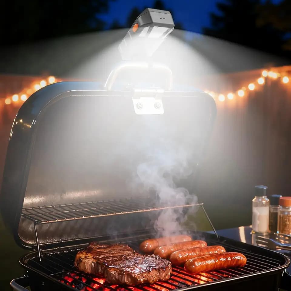 Grill Light for Blackstone and Weber, Auto On/Off, 160° Wide Beam