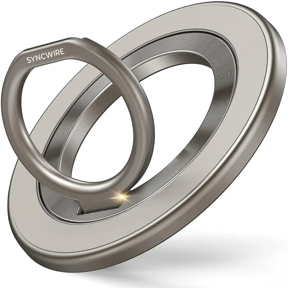 SYNCWIRE for MagSafe Phone Grip, Magnetic Phone Ring Holder Stand Kickstand