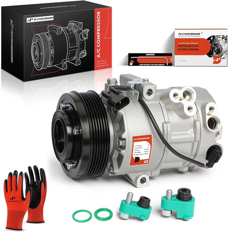 A-Premium Air Conditioner AC Compressor with Clutch