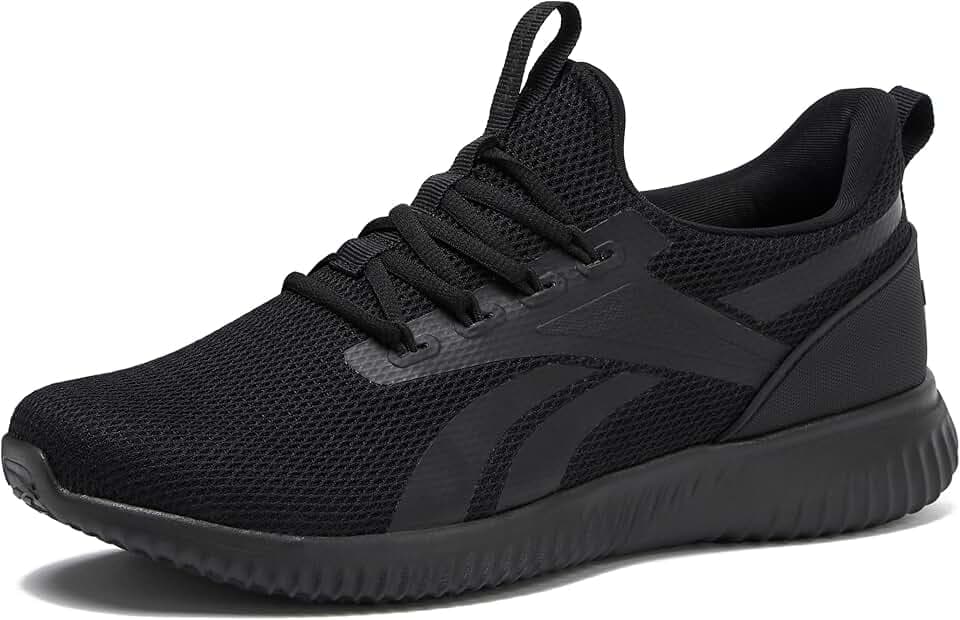 Reebok Karman Flow Slip On Mens Shoes, Athletic Walking Sneakers for Men - Black, White or Grey
