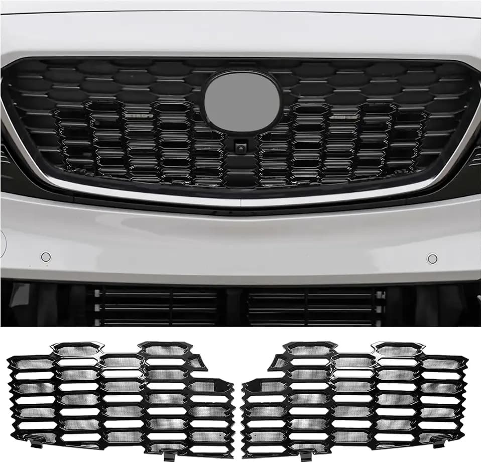 CDEFG 2Pcs for 2026 Mazda CX-5 Front Grill Mesh Insert Front Upper Grille