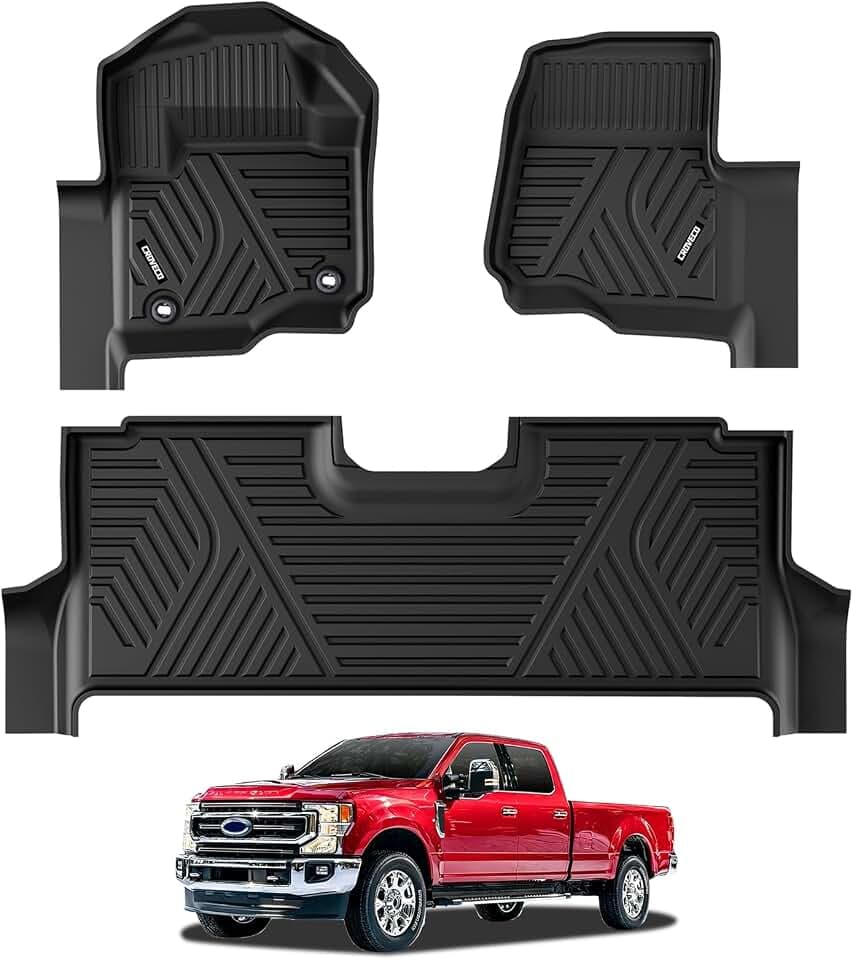 Floor Mats for 2017-2026 Ford F250 F350 F450 F550 SuperCrew Cab
