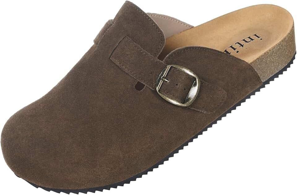 Intini Clogs Hausschuhe Herren Damen Pantoletten Leder