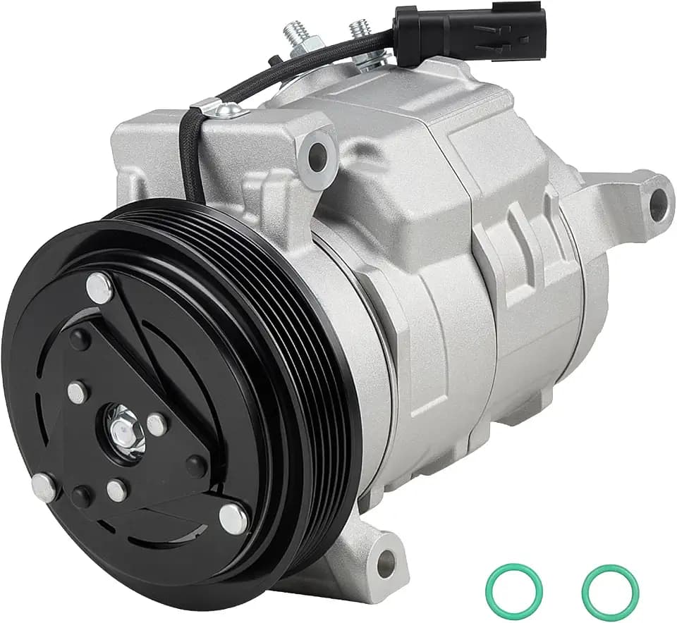 AC Compressor Fit for 2011-2013 Chrysler 300/Dodge Charger 5.7L, 2012-2013 Chrysler 300/Dodge Charger 6.4L, 2011-2014 Challenger 5.7L 6.4L, 11-15 Durango 5.7, 12-21 Jeep Grand Cherokee 5.7 6.4