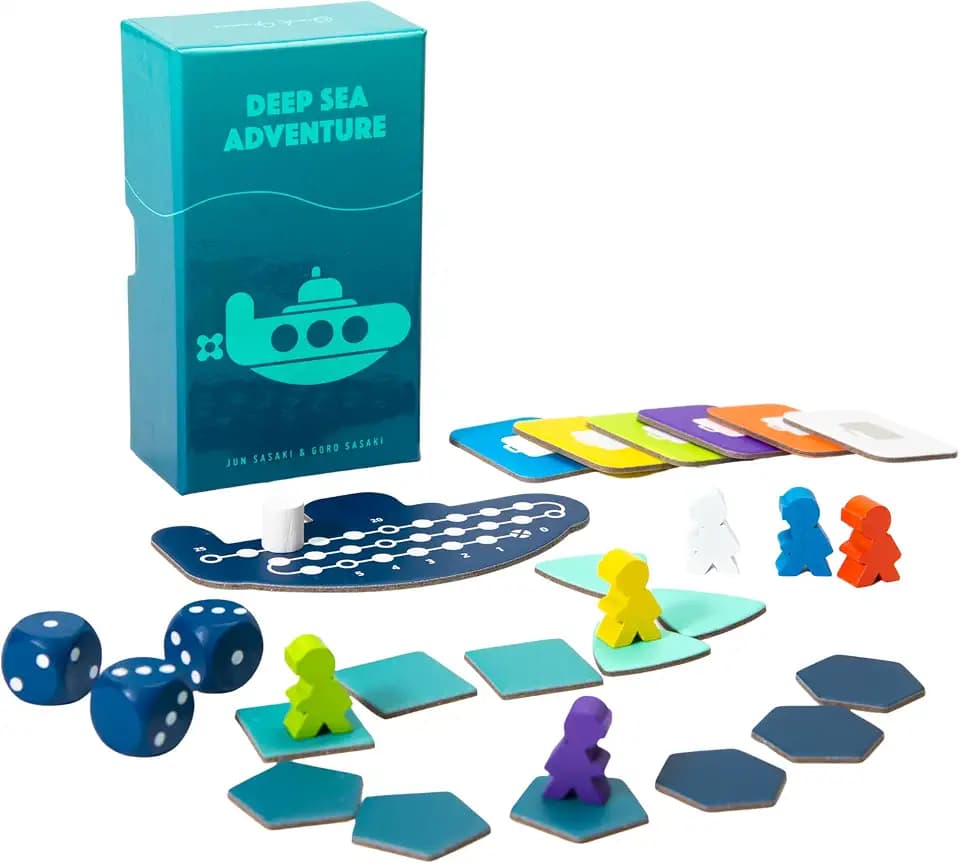 Oink Games Deep Sea Adventure Boost, Push-Your-Luck Family Board Game