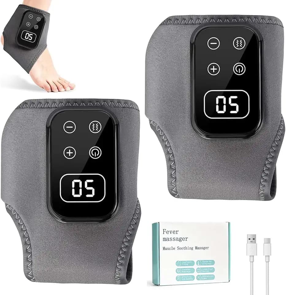 Fußmassagegerät, 2 Stück 3-In-1 Kabelloses Elektrische Fußmassageräte