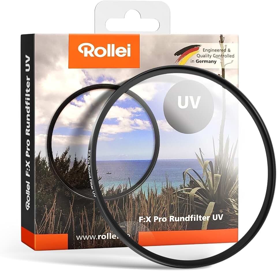 Rollei F:X Pro Rundfilter UV-Filter 49 mm Schutzfilter Ultraviolett Filter