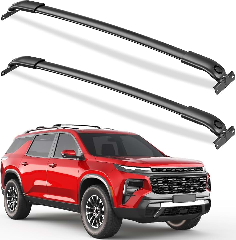 Wonderdriver 330lbs Roof Rack Cross Bars for Chevy Traverse 2022-2026