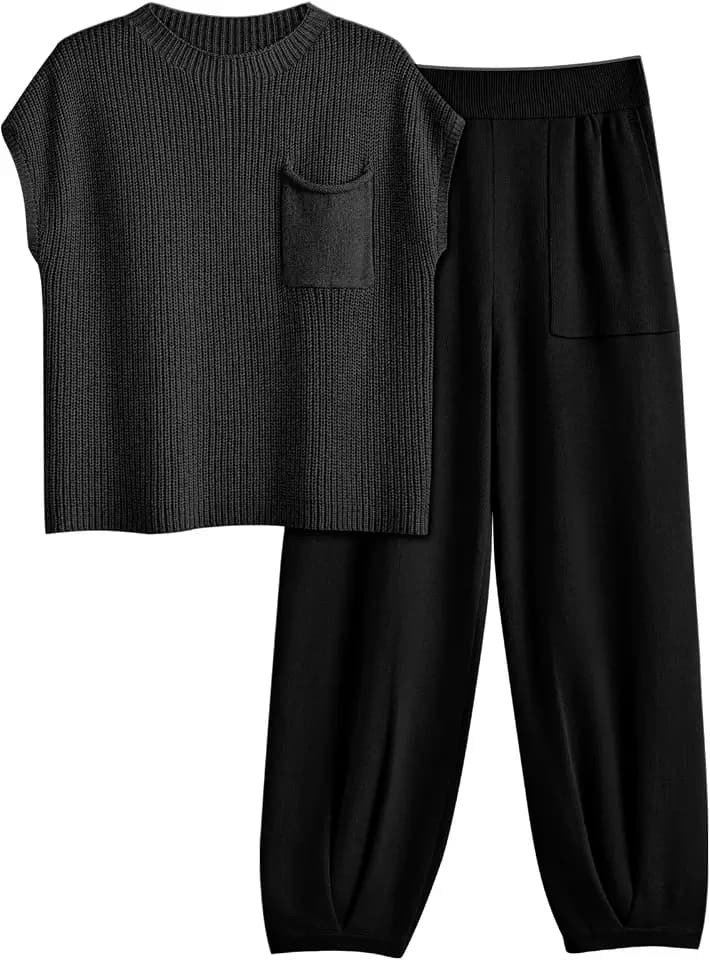 LILLUSORY Damen Lszsf0807 Rundhalsausschnitt (2er Pack)