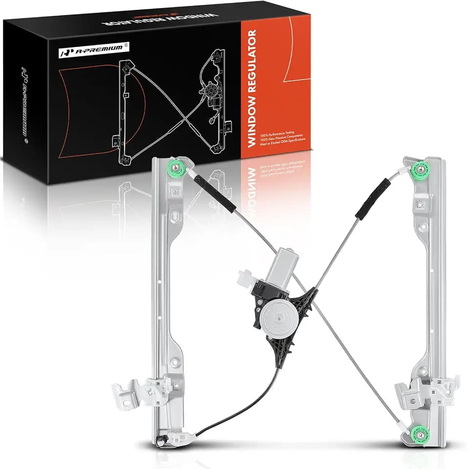 A-Premium Front Driver Side Power Window Regulator with Motor (6-Pin)