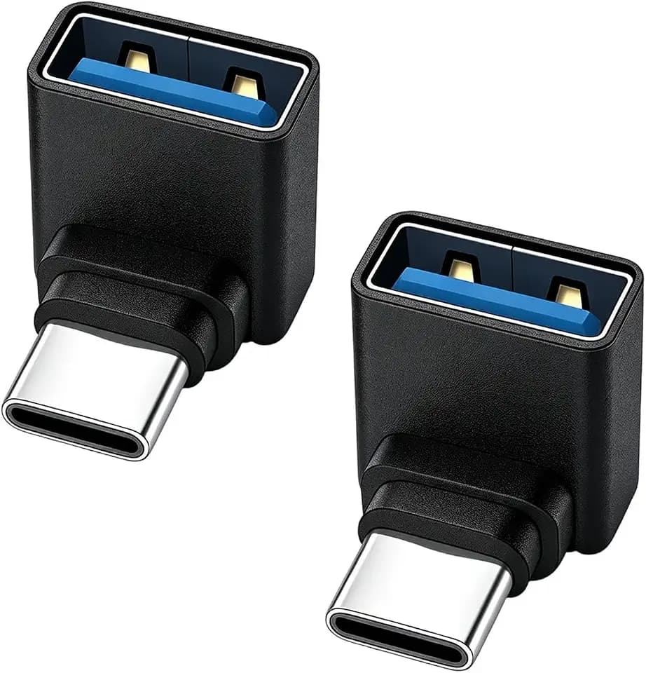 usb c 90 grad adapter usb a auf c adapter OTG 10Gbps Aluminium 2 Stück