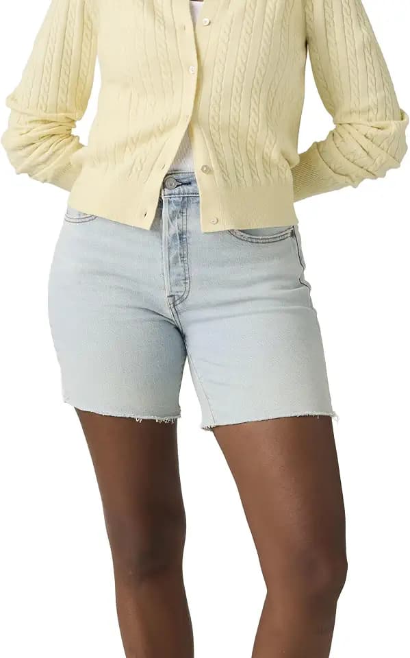Levi's Damen Shorts 501 Mid Thigh Short Lw