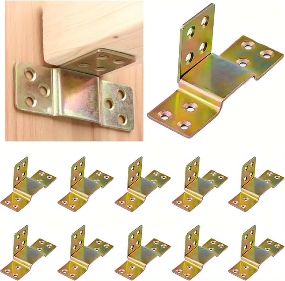 10 Stück Mittelstütze Bettverbinder Bettbeschlag für Bettrahmen